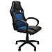 Sedia Ufficio Con Poggiatesta Fotel Enzo Nieb-czar Azzurro Nero Nero /blu - Foto miniatura 1