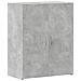 Schedario Grigio Cemento 60x32x77,5 Cm In Legno Multistrato - Foto miniatura 2