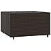Set Mobili Da Giardino 3 Pz Con Cuscini In Polyrattan Marrone - Foto miniatura 4