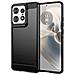 Custodia B-case Tpu Silicone Cover Case Per Motorola Edge 50 Pro Carbon Metal Black - Foto miniatura 1