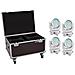 Set 4x Led Tmh-x4 Moving-head Wash Zoom Ws + Case Mit Rollen (20000954) - Foto miniatura 1