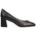 Mid Heel Block Pump High Scarpe Con Tacco Pelle Scarpe Donna Nero Eu 40, Fw0fw07716 Bds - Foto miniatura 2