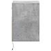 Mobili TV a Parete con Luci LED 2pz Grigio Cemento 41x31x45 cm - Foto miniatura 5