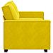 Divano a 2 Posti giallo 140 cm in Velluto - Foto miniatura 2