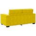 Divano a 2 Posti giallo 140 cm in Velluto - Foto miniatura 9