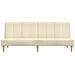 Divano Letto A 2 Posti Crema In Tessuto - Foto miniatura 4
