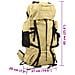 Zaino da Trekking Cachi 60 L in Tessuto Oxford - Foto miniatura 8