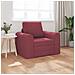 Divano Letto 2-in-1 Rosso Borgogna 98x71x83 cm Tessuto - Foto miniatura 2