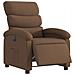 Poltrona Elettrica Reclinabile Marrone in Tessuto - Foto miniatura 3