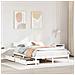 Letto senza Materasso Bianco 120x190 cm Legno Massello di Pino - Foto miniatura 2