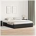 Struttura Letto con Contenitore  Nero Rovere 200x200 cm - Foto miniatura 2