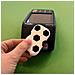 Portafoglio Contactless Con Guscio Modello Foot Compatto E Facile Da Usare, Bianco / Nero - Foto miniatura 3