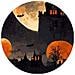 Set Di 2 Sottobicchieri In Pvc A Tema Halloween - Magnetici E Decorativi - Foto miniatura 1