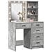 Set di 2 Pezzi di Vanity con LED Grigio Cemento in Legno Ingegnerizzato - Foto miniatura 3