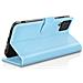 Custodia A Portafoglio Per Galaxy M22 / M32 / A22 Con Supporto E Linguetta Magnetica, Azzurro - Foto miniatura 5