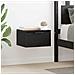 Armadio da Notte con cassetto 2 pcs Rovere nero 34 x 30 x 20 cm - Foto miniatura 2