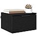 Armadio da Notte con cassetto 2 pcs Rovere nero 34 x 30 x 20 cm - Foto miniatura 3