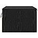 Armadio da Notte con cassetto 2 pcs Rovere nero 34 x 30 x 20 cm - Foto miniatura 8