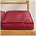 Cuscino per seduta pallet 2 pcs Rosso Vino 40 x 40 x 8 cm - Foto miniatura 4
