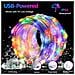 Catena Luminosa Pixel Led 5m 50 Led Con Controller Bluetooth A 24 Tasti - Alimentazione Usb, Luci Fatate Rgbic - Foto miniatura 2