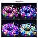 Catena Luminosa Pixel Led 5m 50 Led Con Controller Bluetooth A 24 Tasti - Alimentazione Usb, Luci Fatate Rgbic - Foto miniatura 5