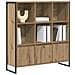 Armadio per Libri 2 pcs Rovere Artigianale 99,5 x 30 x 108,5 cm - Foto miniatura 3