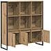Armadio per Libri 2 pcs Rovere Artigianale 99,5 x 30 x 108,5 cm - Foto miniatura 5