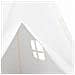 Tenda Teepee Bianco 120 x 120 x 150 cm Tessuto e Plastica - Foto miniatura 8