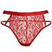 Perizoma In Pizzo Rosso 21683 Donna - Foto miniatura 1