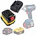 Adattatore Batteria Dewalt /milwaukee Per Bosch 18v (dm18bsl) - Compatibile Con Utensili Bosch 18v, Porta Usb 5v 2.1a, Alta Qualità - Foto miniatura 1