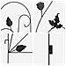 Recinzione per Giardino Traliccio Nero 307 x 54,5 x 0,3 cm - Foto miniatura 6