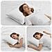 Cuscino Shread Bianco 70 x 50 x 18 cm Schiuma Memory - Foto miniatura 2
