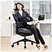 Sedia Ufficio Ergonomica con Poggiatesta e Braccioli 4D Grigio Scuro - Foto miniatura 8