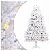 Albero di Natale artificiale Bianco 128 x 128 x 270 cm - Foto miniatura 1