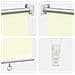 Voletta a rullo con protezione UV Crema 100 x 230 cm Poliestere - Foto miniatura 5