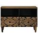 Mobile TV Marrone 70 x 33,5 x 46 cm Legno di mango massello - Foto miniatura 3