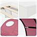 Letto alto per bambini con scrivania Bianco e Rosa - Foto miniatura 9
