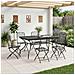 Set da Pranzo per Giardino 7 pcs Antracite 212 x 90 x 76 cm - Foto miniatura 3