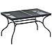Set da Pranzo per Giardino 7 pcs Antracite 212 x 90 x 76 cm - Foto miniatura 6