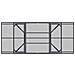 Set da Pranzo per Giardino 7 pcs Antracite 212 x 90 x 76 cm - Foto miniatura 7