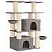 Albero per gatti con pali per graffiare in sisal 2 pz 147 cm - Foto miniatura 1
