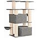 Albero per gatti con pali per graffiare in sisal 2 pz 147 cm - Foto miniatura 6