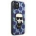 Karl Lagerfeld Klhcp13mpmnikbl Iphone 13 6,1 Cover Blu /blu Monogram Ikonik Patch - Foto miniatura 1