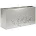 Vaso da giardino 2 pz Argento 100 x 30 x 49 cm Acciaio Inox - Foto miniatura 4