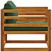 Poltrona componibile con cuscini 100 % poliestere Solid-Acacia - Foto miniatura 3