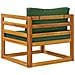 Poltrona componibile con cuscini 100 % poliestere Solid-Acacia - Foto miniatura 4