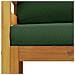 Poltrona componibile con cuscini 100 % poliestere Solid-Acacia - Foto miniatura 5