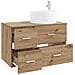 Set di mobili per il bagno 2 pz Rovere Artigianale - Foto miniatura 8