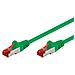 ICOC CCA6F-010-GREE - Cavo di rete Patch in CCA Schermato Cat. 6 Verde F / UTP 1 m Bulk - Foto miniatura 1