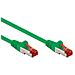 ICOC CCA6F-010-GREE - Cavo di rete Patch in CCA Schermato Cat. 6 Verde F / UTP 1 m Bulk - Foto miniatura 2